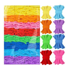 800pcs Refill Loops for 7-Inch Weaving Loom - 8 Color Loom Loops for Potholder Making, Durable Nylon Bands for Kid