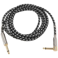 Guitar Cable 10FT Instrument Cables Electric Guitar Amp Cord 1/4 Inch Gold-Plated Jack 6.35MM Cable with Braided Net