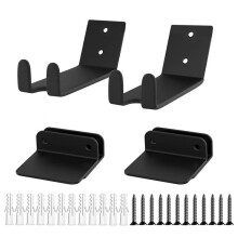 2 Pack Wall Mount Bike Pedal Hanger, Horizontal Bike Rack for Garage, Indoor Bike Hanger