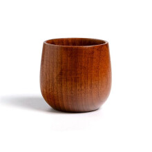 Wooden Cup Solid Wood Cup Solid Wood Water Tea Cup for Kitchen Living Room C