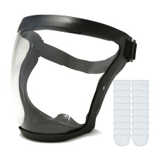 Protector Facial Antipolvo y Resistente A la Niebla,Protector Facial Antipolvo y Antiempañamiento Tooltak,Protectores Faciales Completos Protectores