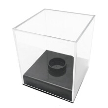 Baseball Display Case,Acrylic UV Protected Acrylic Baseball Display Square for Autographed Baseball,Memorabilia Baseball