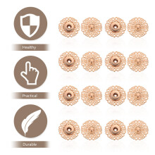 10 Pairs Metal Snap Button Invisible Snaps Fasteners Press Studs