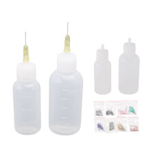 1 Set Customized Plastic Bottle Tool Slip Trailer Bottle Ceramic Glaze Plastic Rubber Stopper Trailer for Pottery Glaze