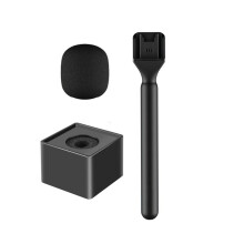 Handheld Stick with Quad Label Kit HTX Wireless Microphone Handheld Stick for Mic/Moma/ Go/Relacart Microphone,B