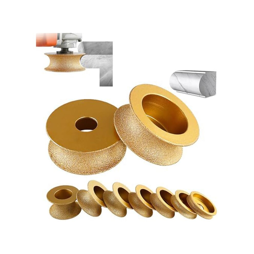 Grinding Stone Grinding Wheel, 3 Inch Profile Hand Grinding Stone Wheel, Round Dry Vacuum Brazed Grinding Stone Grinding Wheel (25Mm) 6033321339836