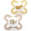 MAM MAM Original Start Dummies, 0-2M, 2 Pack, Orthodontic Design, Cream/Yellow 1