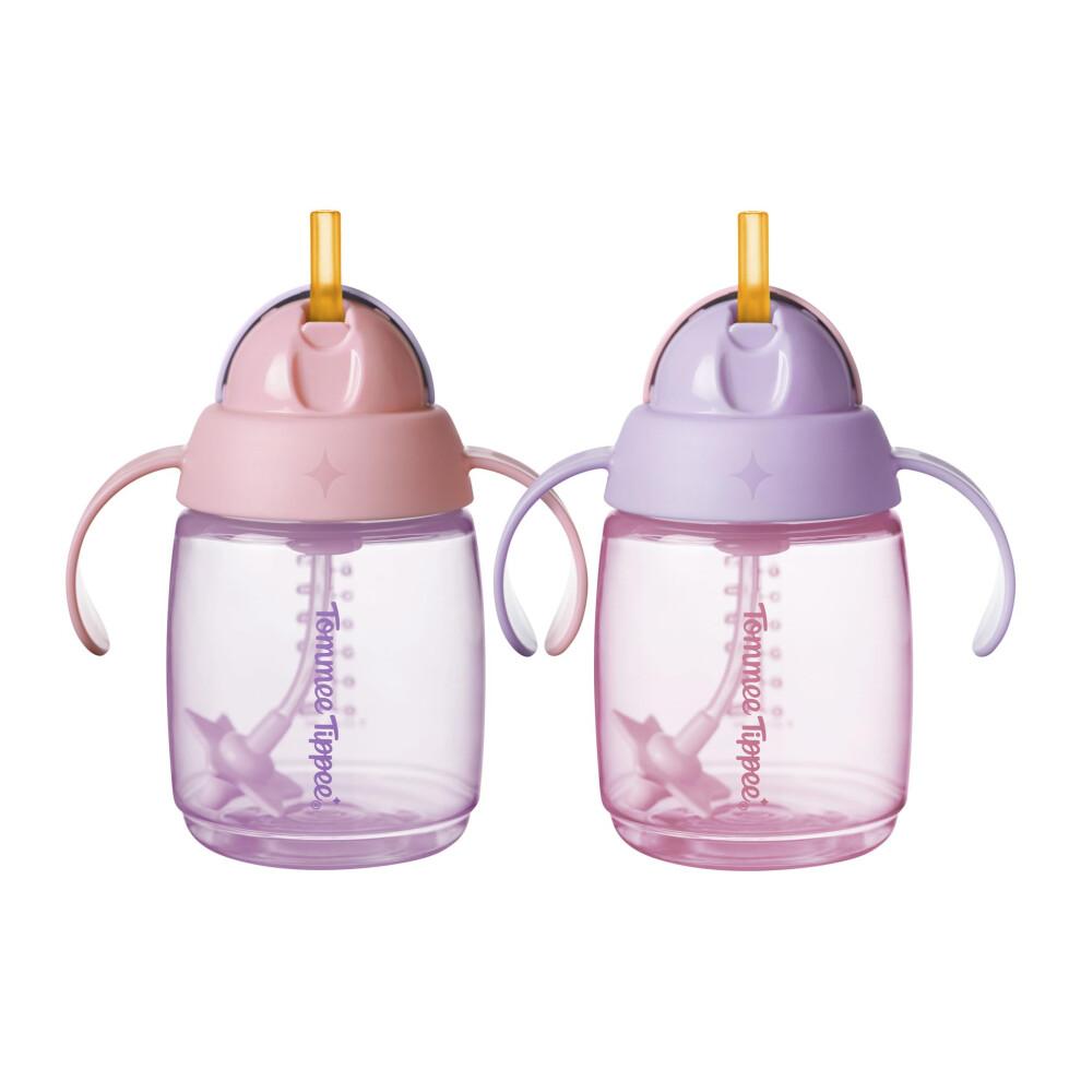 Tommee Tippee Trainer Straw Cup, 240Ml, Easy Transition Toddler Cup For 6 Months