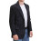 (3XL) Zephyr Black Suede Blazer 2