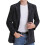 (3XL) Zephyr Black Suede Blazer 3