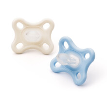 MAM Comfort Soothers | 0-3 Months | 2 Pack | Newborn Dummies | Comes in Dummy Steriliser Case | Sustainable Materials | Baby Accessories for Newborn