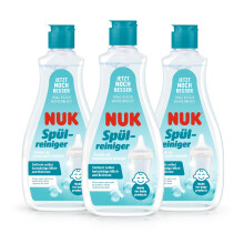 NUK Baby Bottle Cleanser | 500 ml | Ideal for Cleaning Baby Bottles, Teats & Accessories | Fragrance Free Cleaner | pH Neutral | 100% Recyclable Bott