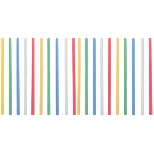 100Pcs Assorted Color Plastic Binding Bars for Paper Folder Use 1