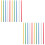 100Pcs Assorted Color Plastic Binding Bars for Paper Folder Use 5