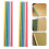 100Pcs Assorted Color Plastic Binding Bars for Paper Folder Use 8