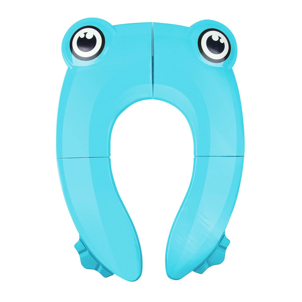 Folding Potty Training Seat For Kids, Foldable Potty Toilet Training Seat, Portable Travel Toddler Toilet Seat With 6 Anti Slip Silicone Pads Pejoye