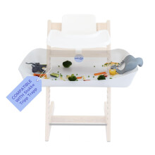 CATCHY High Chair Food Catcher | Compatible with Stokke Tripp Trapp High Chair | Easy Wipe Clean | Baby & Toddler Food & Mess Catcher | Helps Keep Fl