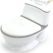 Venture Pote Pals (Grey) Interactive Potty Training Toilet - Award Winning Childrens Potty with Lights & Sounds, Removable Inner Tray, Multiple Lids,