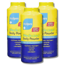 Medipure Medicated Body and Baby Powder - 100% Talc-Free Skin