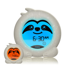 Zeepy 2-Phase Toddler Sleep Trainer Clock & Kids Alarm, USB Powered Sloth