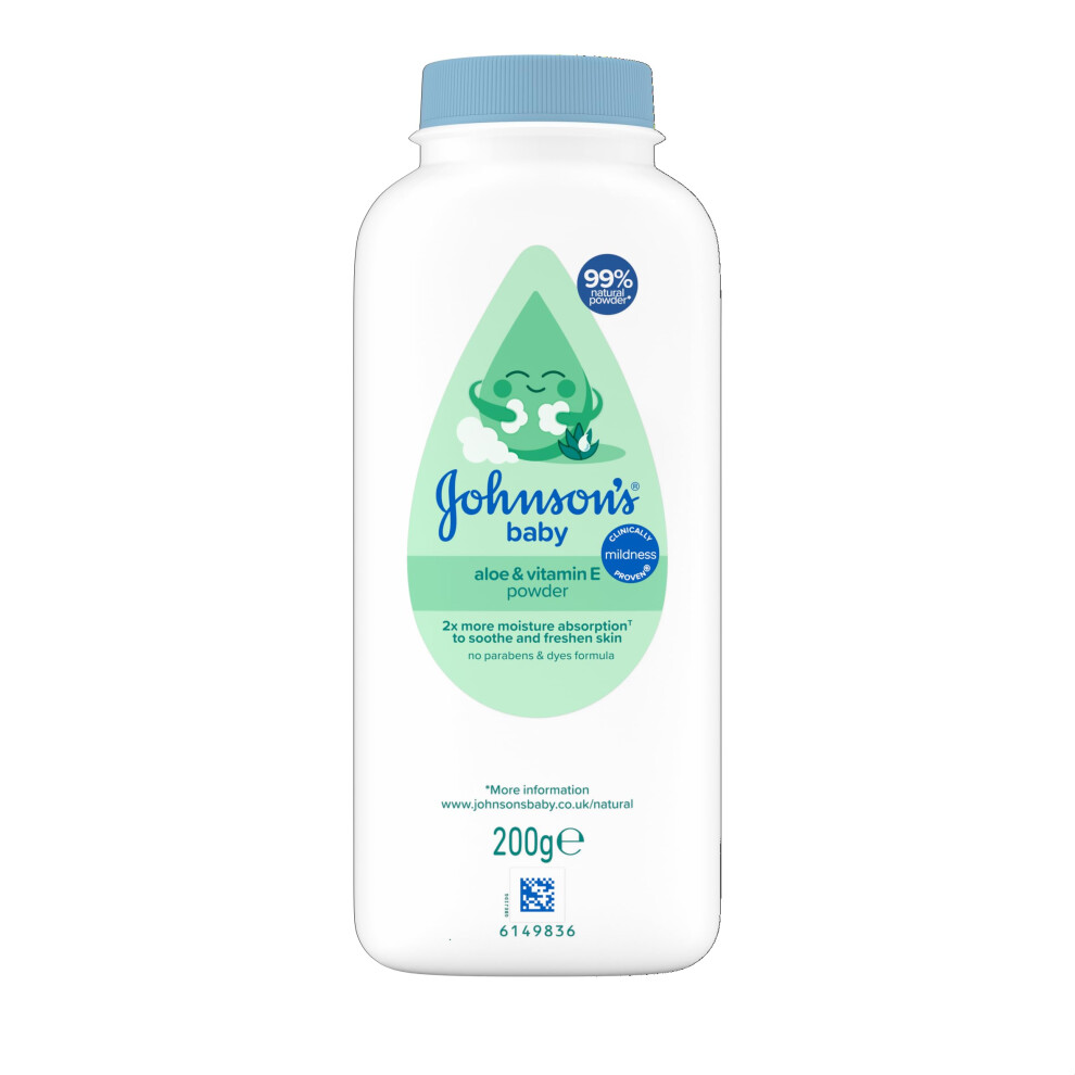 Johnson's Baby Johnson & Johnson Baby Protective Cornstarch Powder With Aloe Extract, 9 Oz