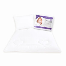 Baby Comfort Toddler 7 Tog 135x100 cm Duvet and Pillow Set for Cot Bed (12M+) – Anti-Allergy & Hypoallergenic Soft Microfibre Quilt – Breathable,