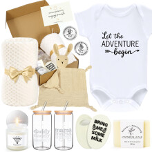 New Mom to Be Gifts New Mom Self Care Gift After Baby Hamper Postpartum Gifts for Mummy Dad First Time Box Set Newborn Baby Essential Present for Exp