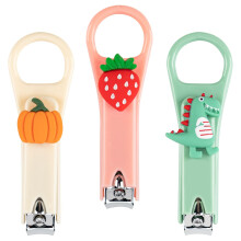 Leikedun 3 Pcs Kids Nail Clippers Set Cute Cartoon Design