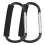 Fuyamp 2 Pack Buggy Clips Pram Hooks Stroller Carabiner,6.3” Black 1