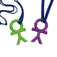 Sensory Direct Chewbuddy Stickman & Lanyard - Pack of 2, Sensory Toy for a Fidget, Chew or Teething Aid | for Kids, Adults, Autism, ADHD, ASD, SPD, O