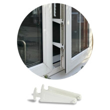Window Restrictor Medium 60mm for UPVC Frames for Cats and Pets pack