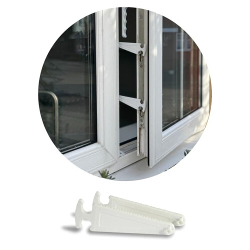 Window Restrictor Medium 60mm for UPVC Frames for Cats and Pets pack