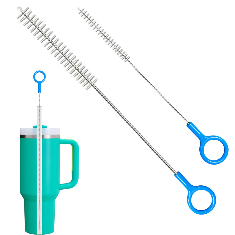 Straw Cleaner Brush For Baby Bottle, Extra Long 12Inch Straw Brush Cleaner With 3Mm Bold Stainless Steel Wire,10Inch Reusable Straw Cleaning Brush Su Cidyaust