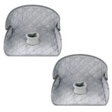 PandaEar 2 Pack Infant Car Seat Protector for Potty Training, Waterproof Piddle Pads Cover Car Seat & Stroller Protector for Babies & Toddlers, Machi