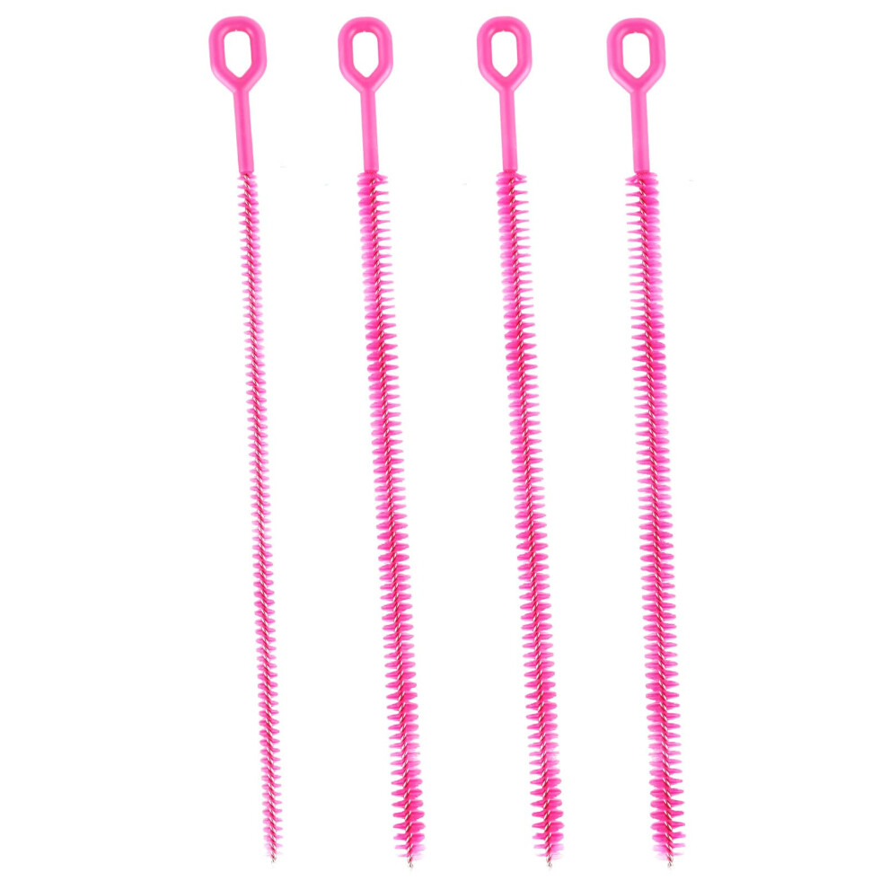 4Pcs Straw Cleaner Brushes For Stanley, 12.6In Extra Long 3 Sizes Full Bristles Coverage Reusable Drinking Straw Brush Cleaning Accessories For Water Fukaisu
