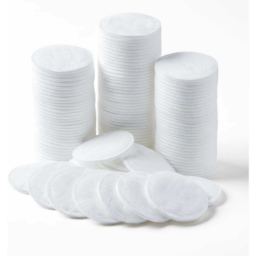 Round Cotton Wool Pads 240 | 100% Pure Cotton, Soft Makeup Remover Pads | Lint-Free Facial Cleansing Pads For Everyday Skincare, Toner Ap Karrma Ltd.