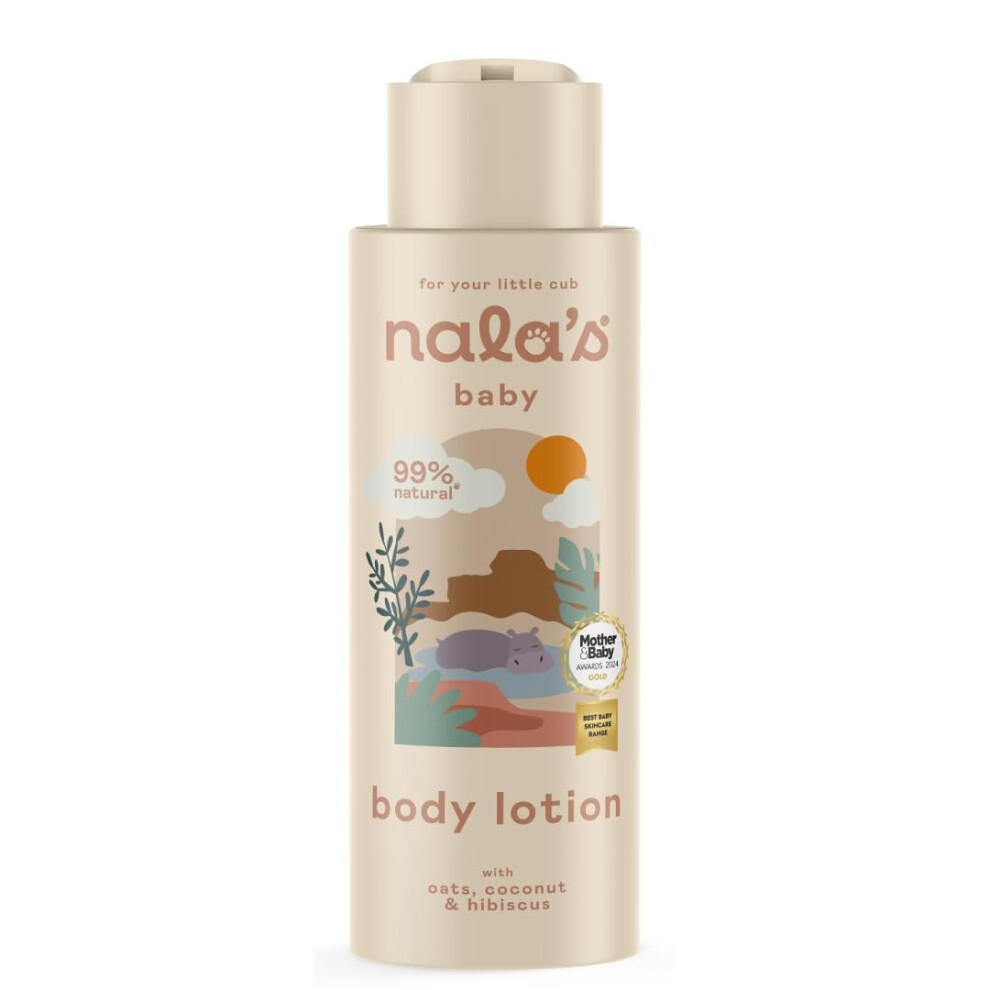 Body Lotion | Award-Winning | 99% Natural | Dermatologically-Tested And Paediatrician-Approved | Nourishing Blend Of Soothing Oat And Coc Nala's Baby