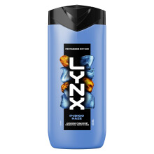 Lynx Fine Fragrance Indigo Haze Premium Body Wash Body Cleanser shower gel with a molten sugar, lavender & musk scent for 12 hours of freshness 400 m