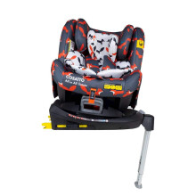 Cosatto All in All Rotate 360 Swivel Spin Car Seat - Group 0+123, 0-36 kg, 0-12years, ISOFIX, ERF, Anti-Escape (Charcoal Mister Fox)