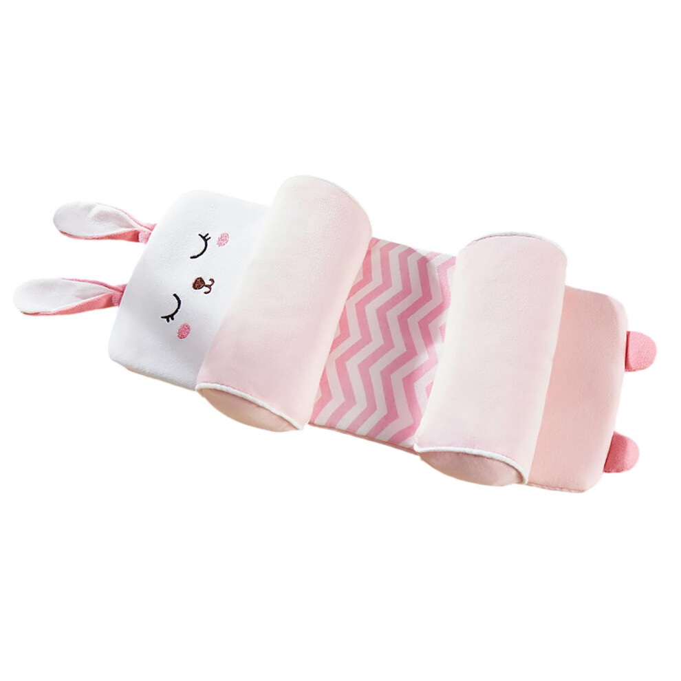 Newborn Baby head shaping pillow With Natural Buckwheat Fill Orthopedic Infant For 0 6 Months Breathable Cover & Ergonomic Cute Animal Design, Comfor