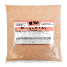 Elixir 100% Organic Fine Grade Himalayan Pink Salt | 10kg
