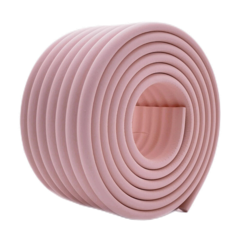 M2cbridge Multifunctional Edge And Corner Guard Coverage Baby Safety Bumper Diy 6.5 Ft (Pink)