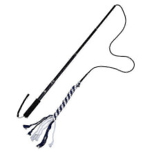 2025 Dog Extendable Teaser Wand Pet Flirt Stick Pole Puppy Chasing Tail Interactive Toy for Small Medium