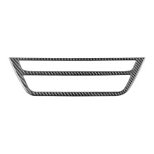 For 5 Series G30 G38 2018-2021 Carbon Fiber Car Central Control CD Button Panel Trim Cover Interior Accessories