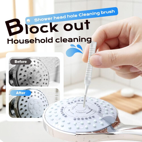 (White, -) 20 brosses pomme de douche, blanches 1
