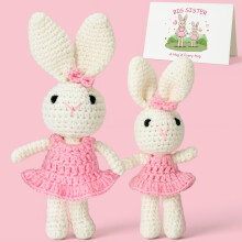 Festivora Big Sister Crochet Gifts for Girls, Big Sister Little Sister Gift