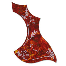 Flor, Pájaro, Mariposa, Golpeador de Guitarra, Adhesivo Decorativo Autoviscoso, Parche Protector de Guitarra de Cuerda