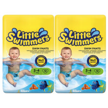 Little Swimmers Swim Pants for Babies Size 3-4 (7-15 kg) 12 Swim Pants Pack of 2