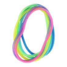 Sensory Chew Necklace for Boys and Girls, 6 Pack Stretch Chewing Necklaces for Kids with Autism ADHD SPD, Oral Motor Aids Chew Toys Reduce Fidgeting
