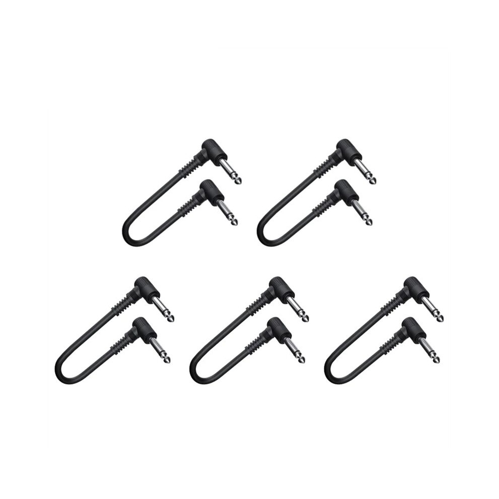 5Pcs Pedal Cable Musical Instruments Patch Cord 15Cm Electric Guitar Effect Wire For Music Lovers Playing Accessories 6033652619324